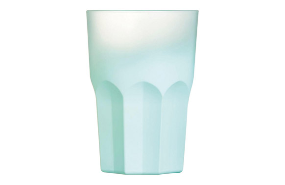 Vaso cristal summer color 40 cl turquesa