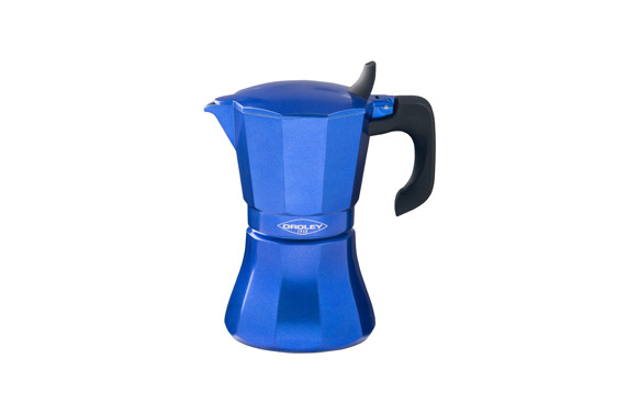 Cafetera aluminio induccion petra azul 12 tazas