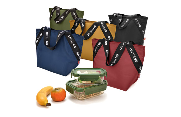 lunch bag bolsa porta alimentos marrón