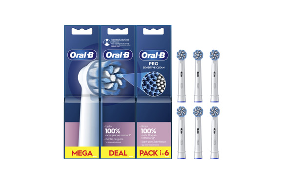 Cepillo dental recambio oral-b eb 60-6  sensitive