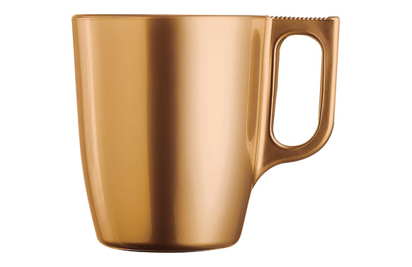 Mug metalizado flashy   25 cl-oro