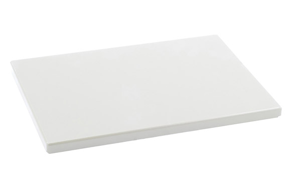 Tabla cocina polietileno pe-500 blanca 33 x 23 x 1,5 cm